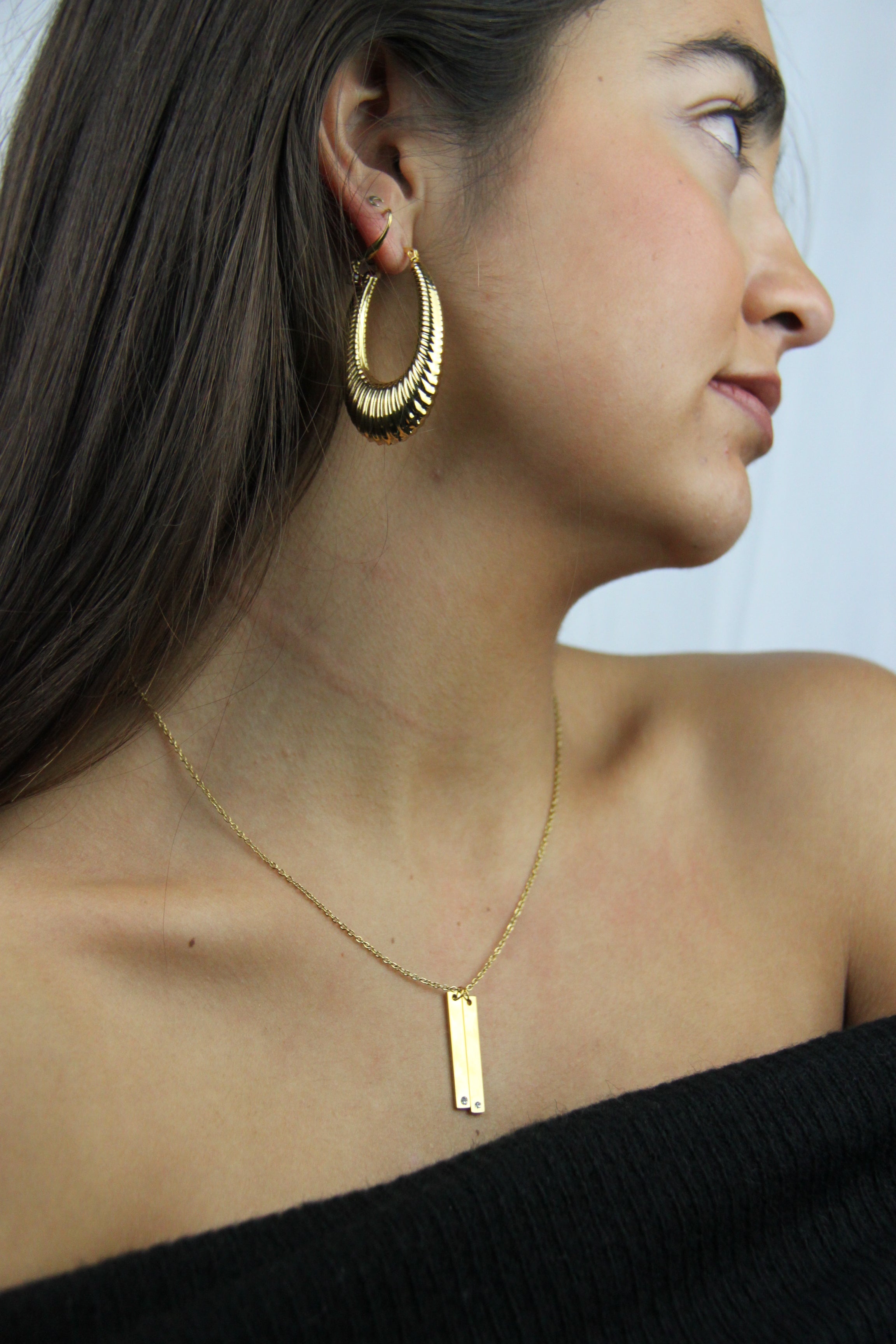 Collar Doble Circonita Personalizable