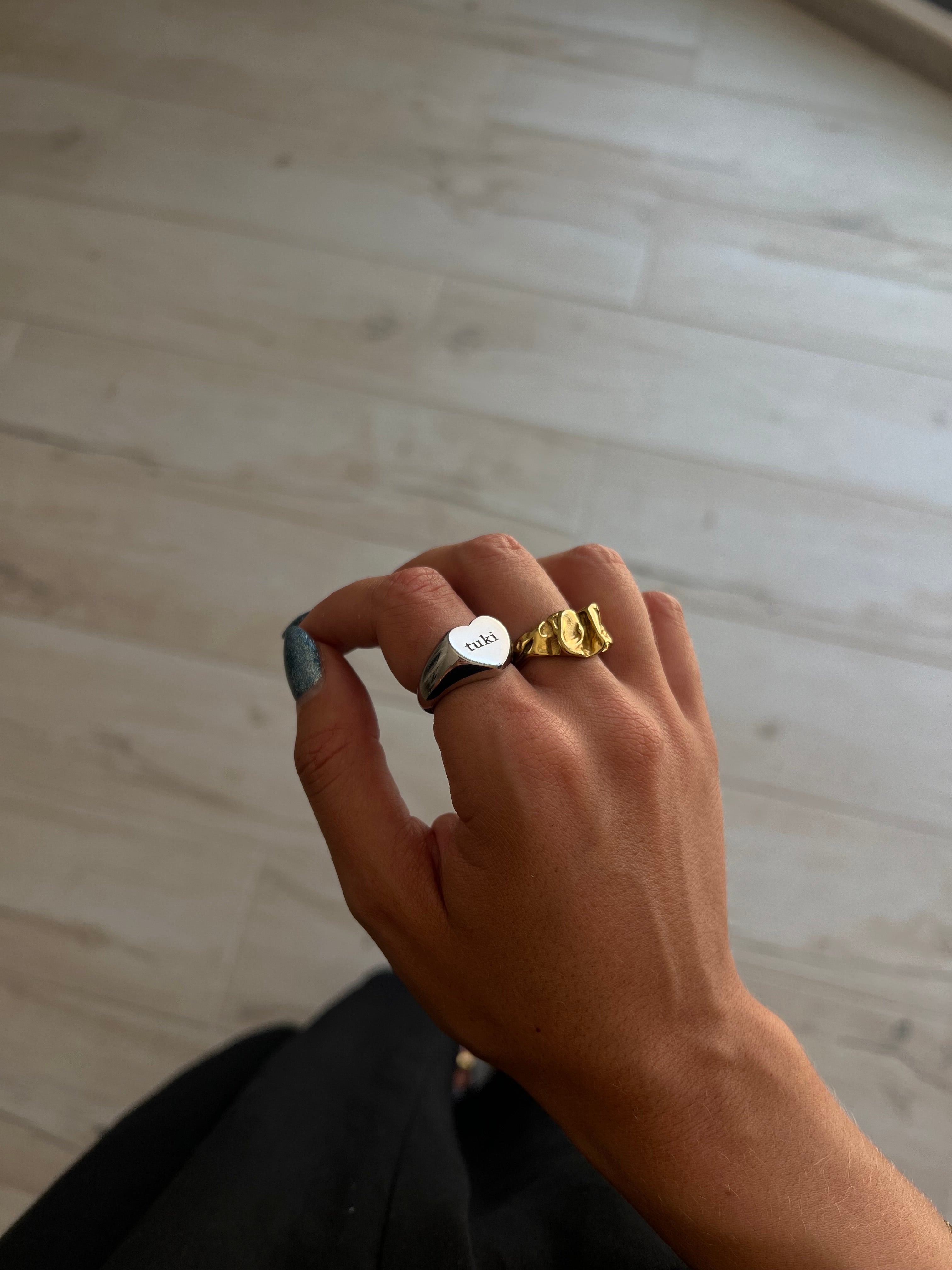 Anillo Heart Personalizable