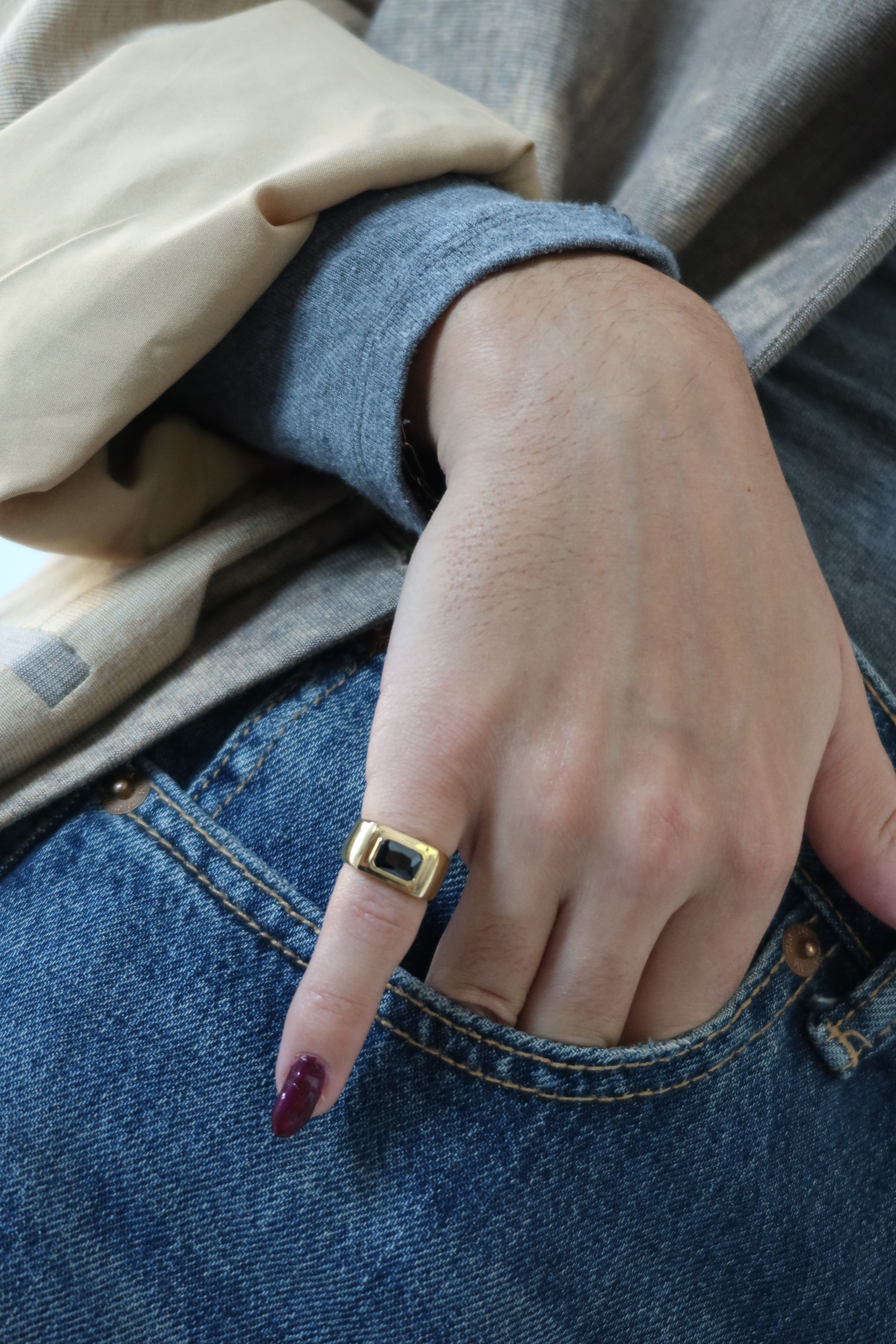 Anillo Black Meñique