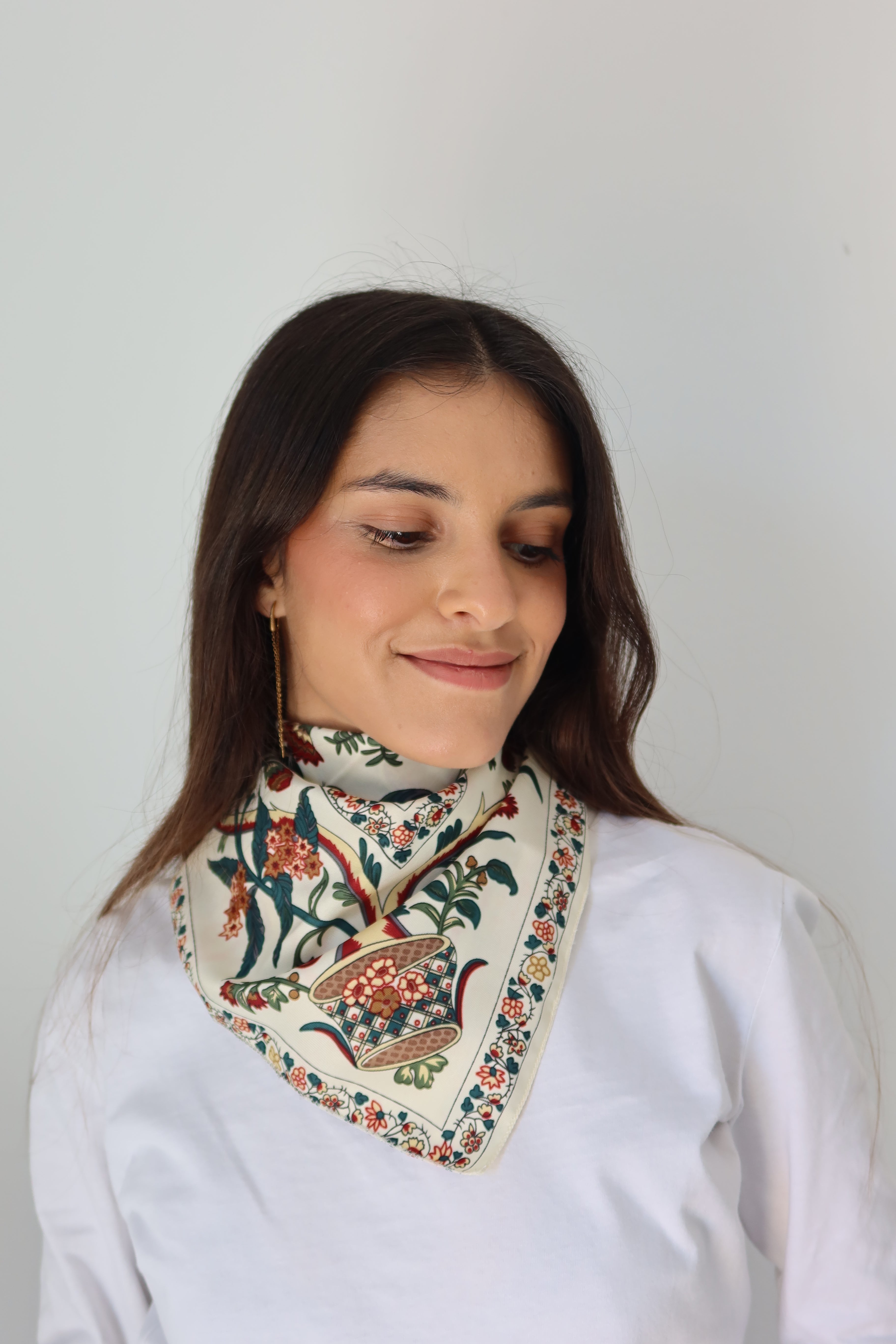 Pañuelo Estampado Verde