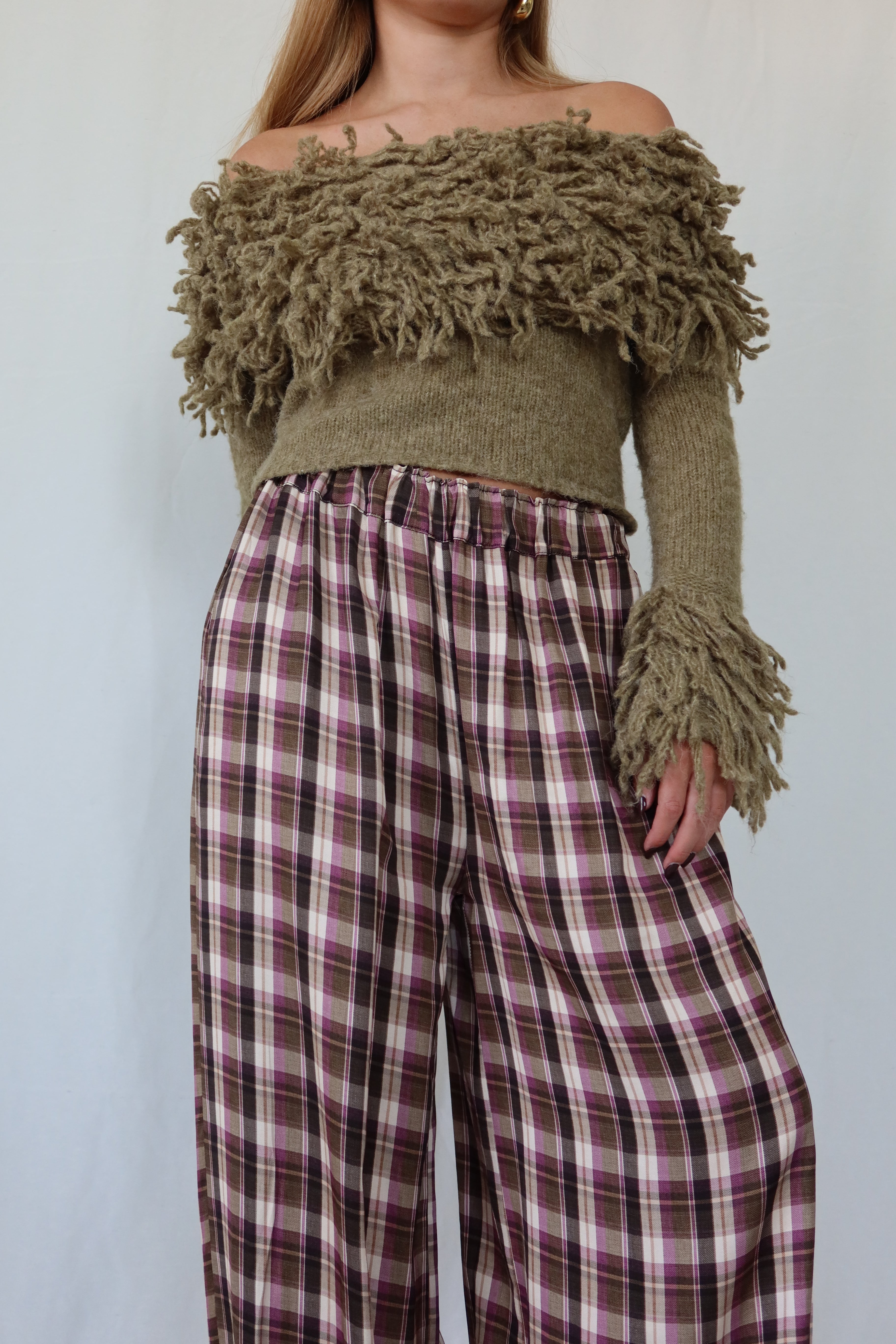 Pantalón Bombacho Cuadros