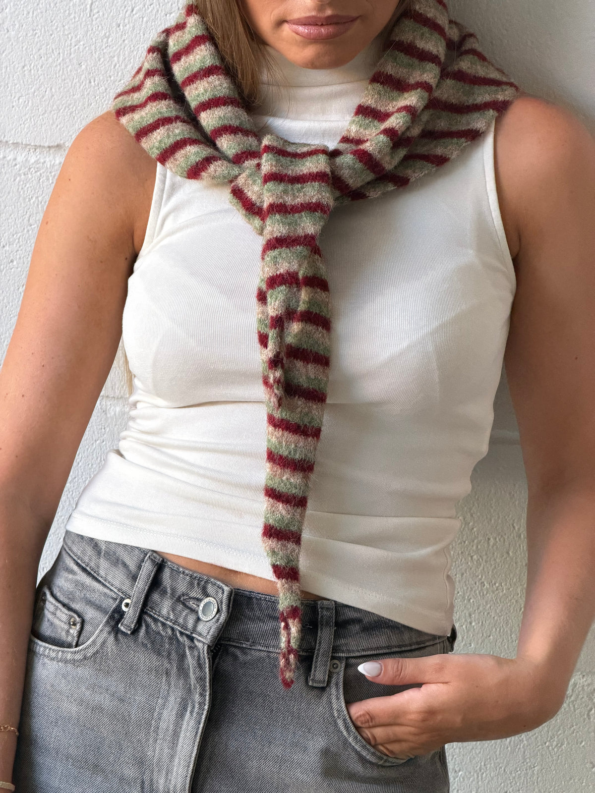Bandana Punto Rayas Red Personalizable
