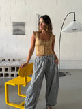 Pantalón Rayas Negro