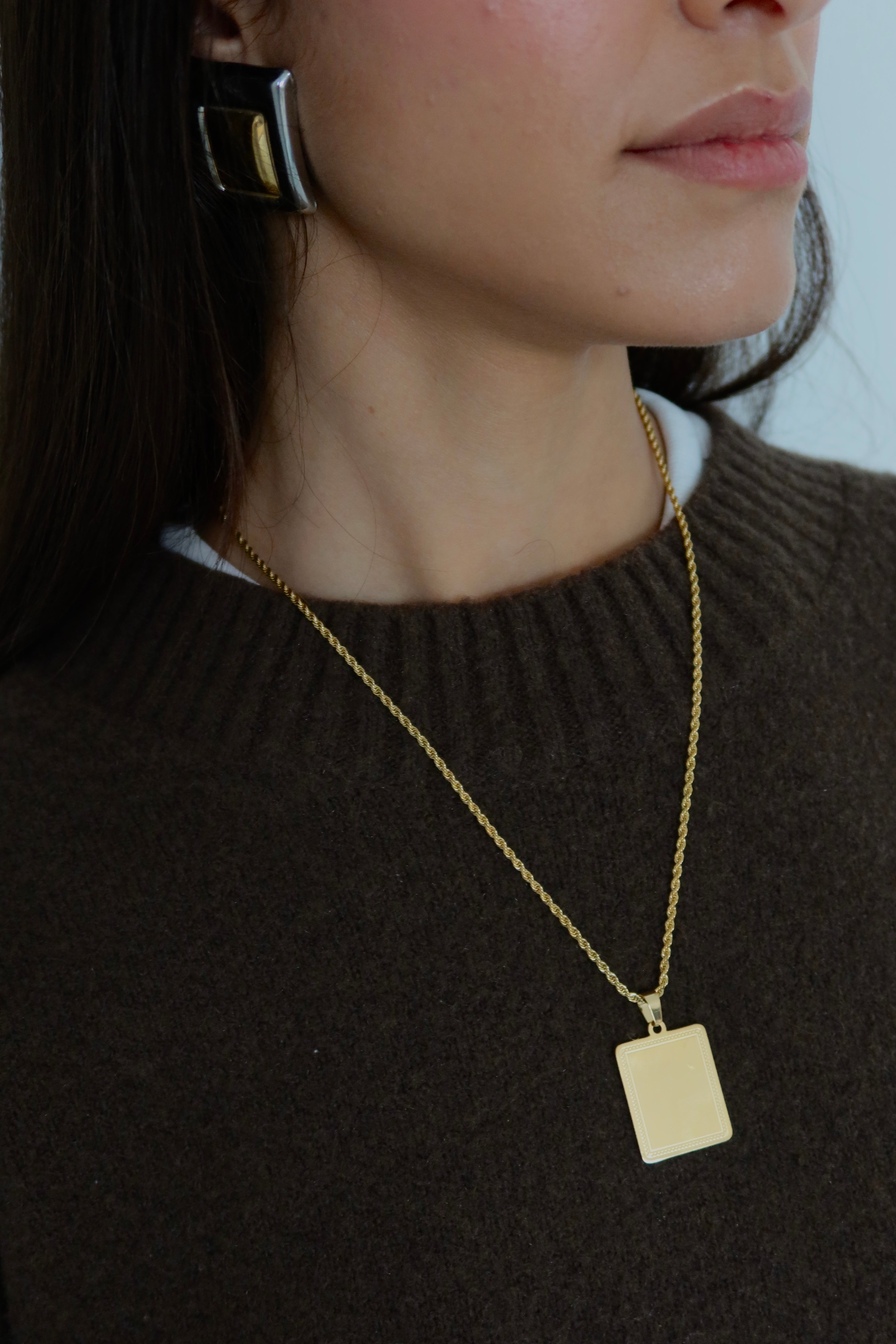 Collar Chapa Personalizable