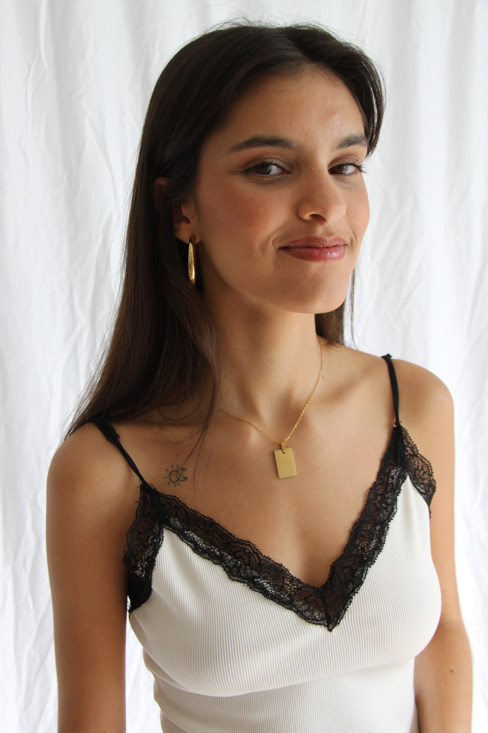 Collar Chapita Rectangular Personalizable