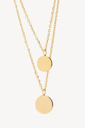 Collar Doble Medalla