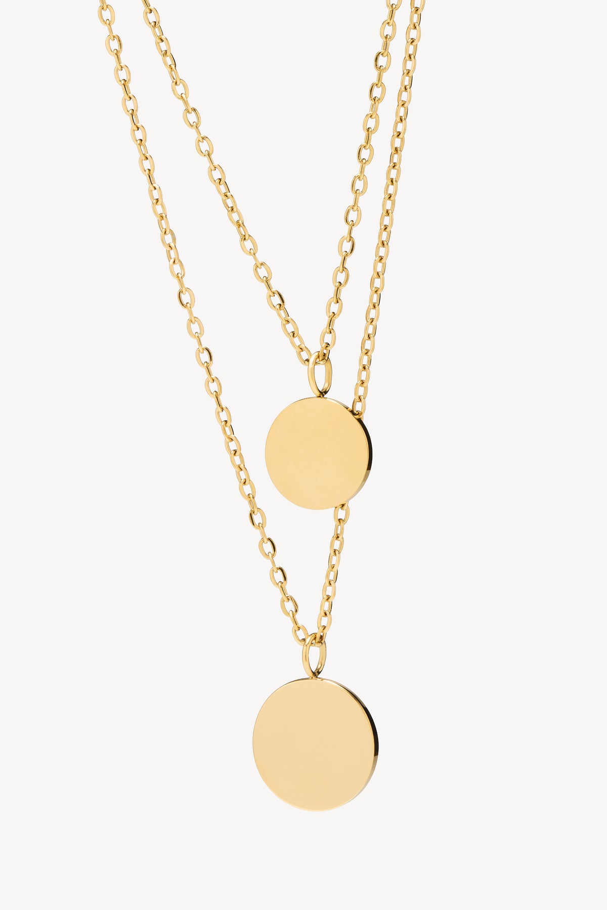 Collar Doble Medalla