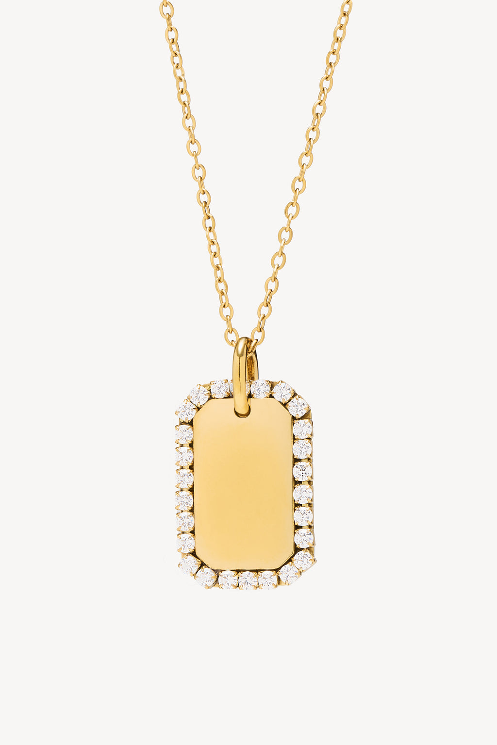 Collar Medalla Circon