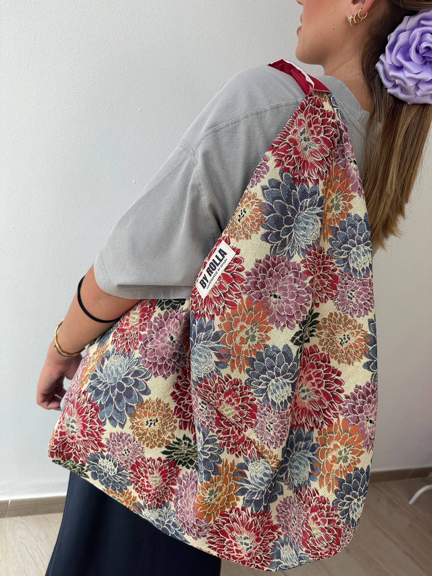 Bolso Saco Flower