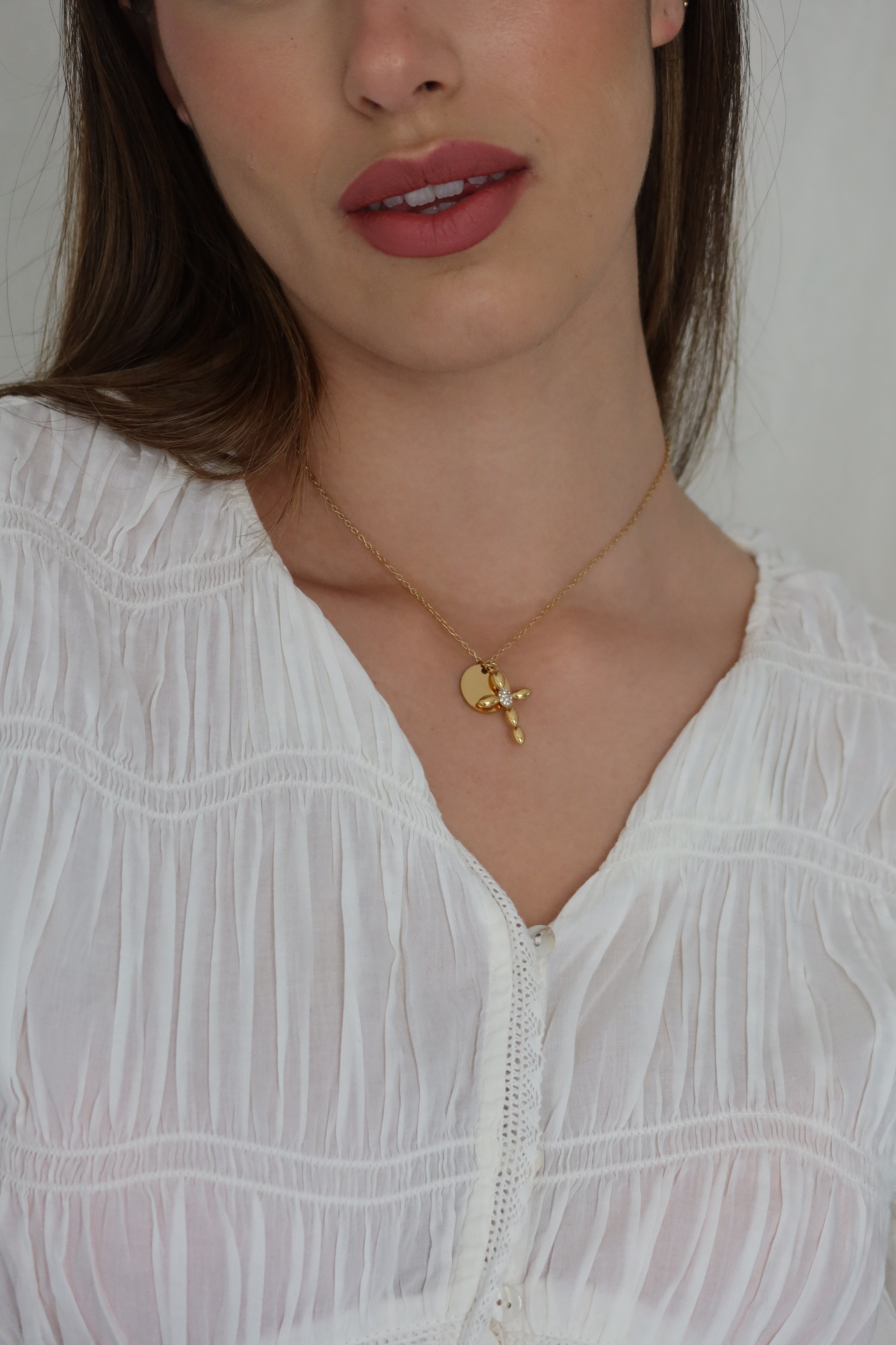 Collar Cruz Personalizable