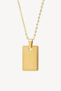 Collar Chapa Rectangular