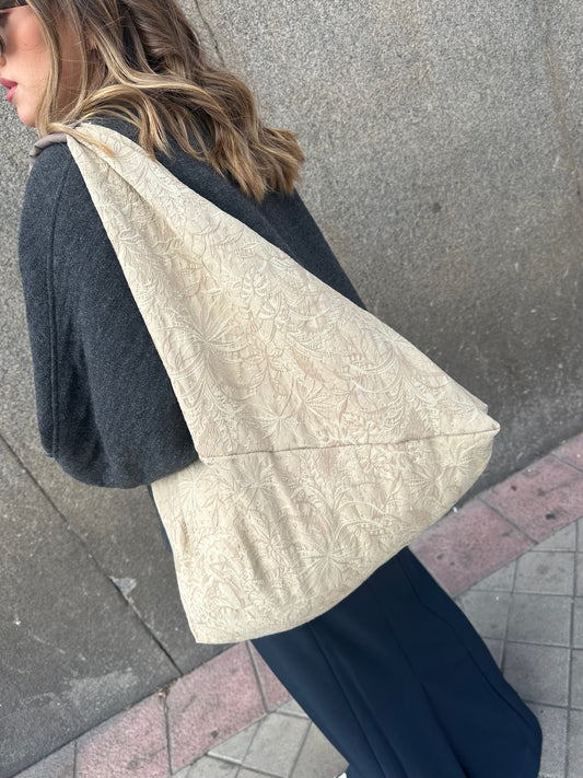 Bolso Saco Beige