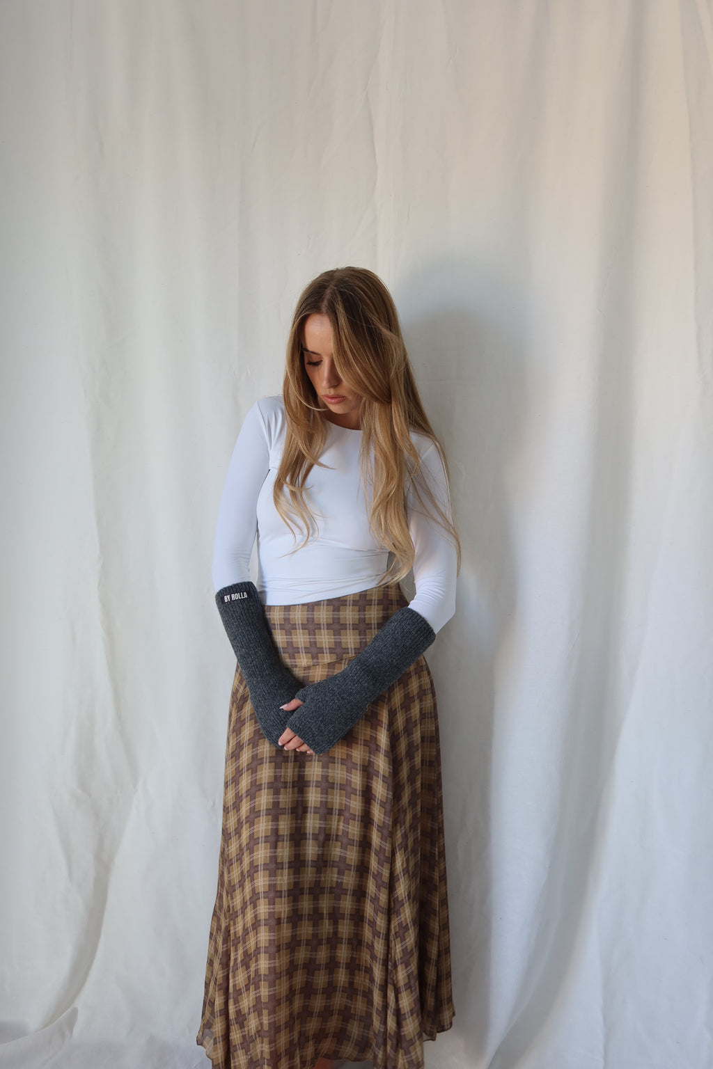 Falda Fluida Mostaza