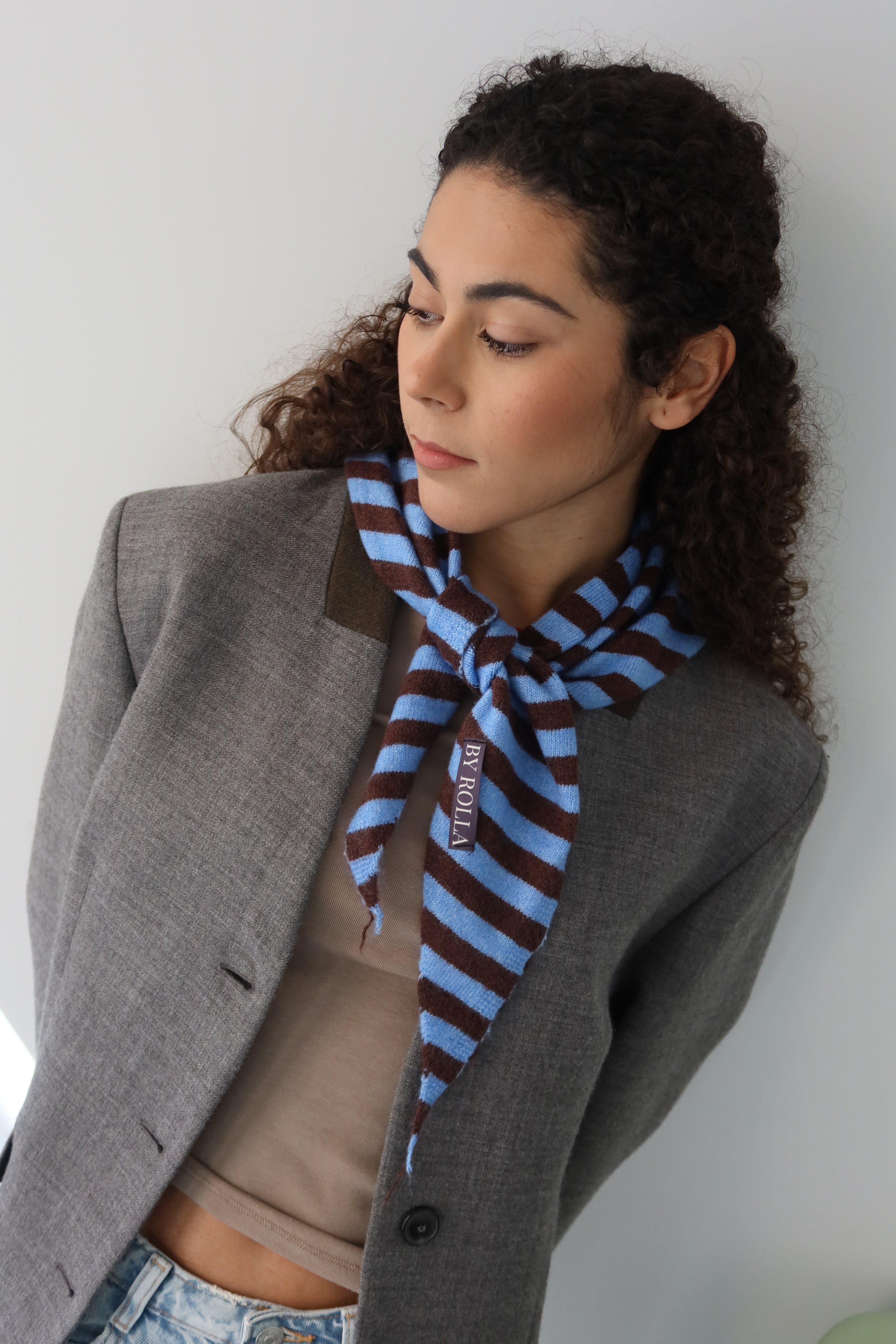 Bandana Punto Rayas Blue Personalizable