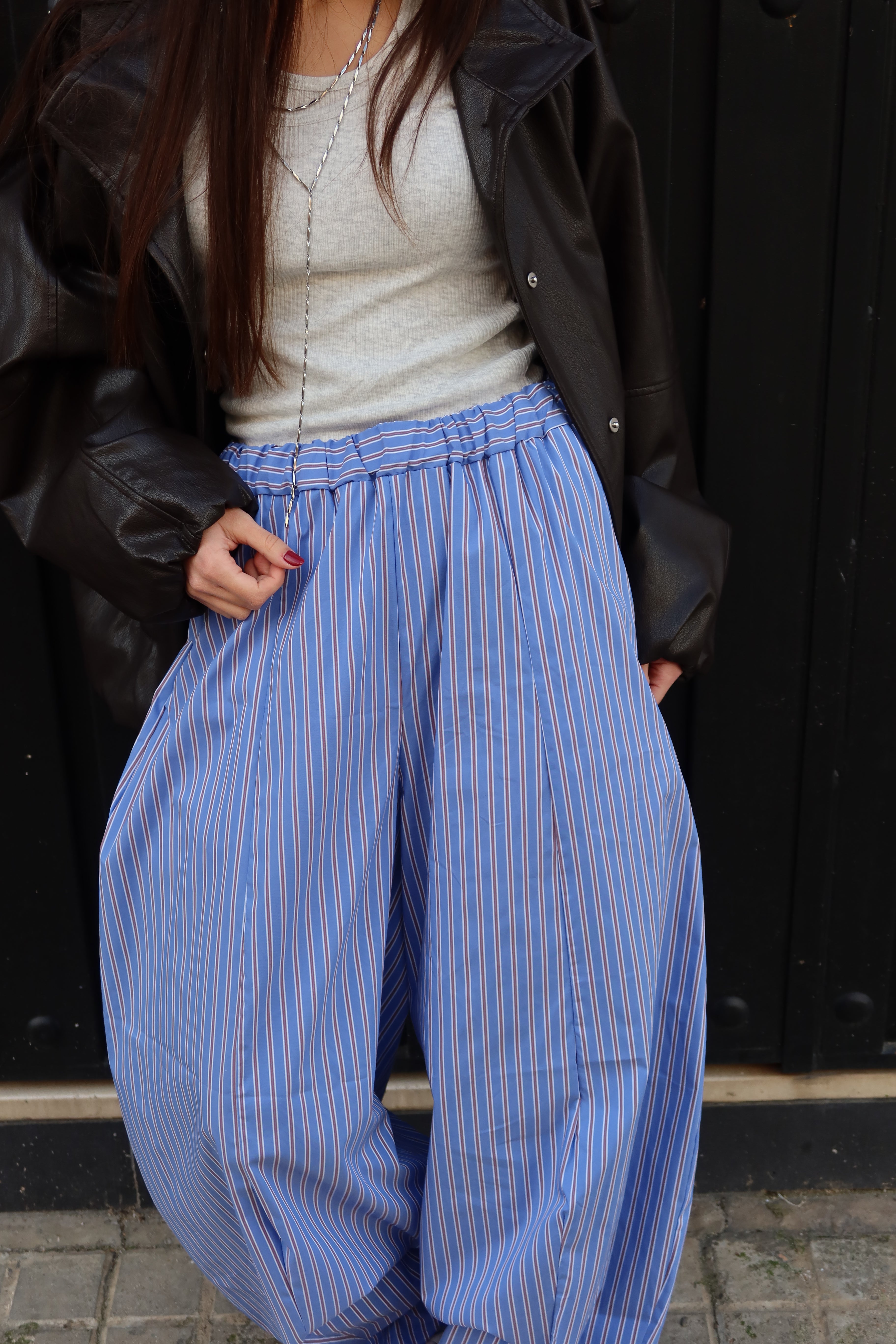 Pantalones Ballon Azul