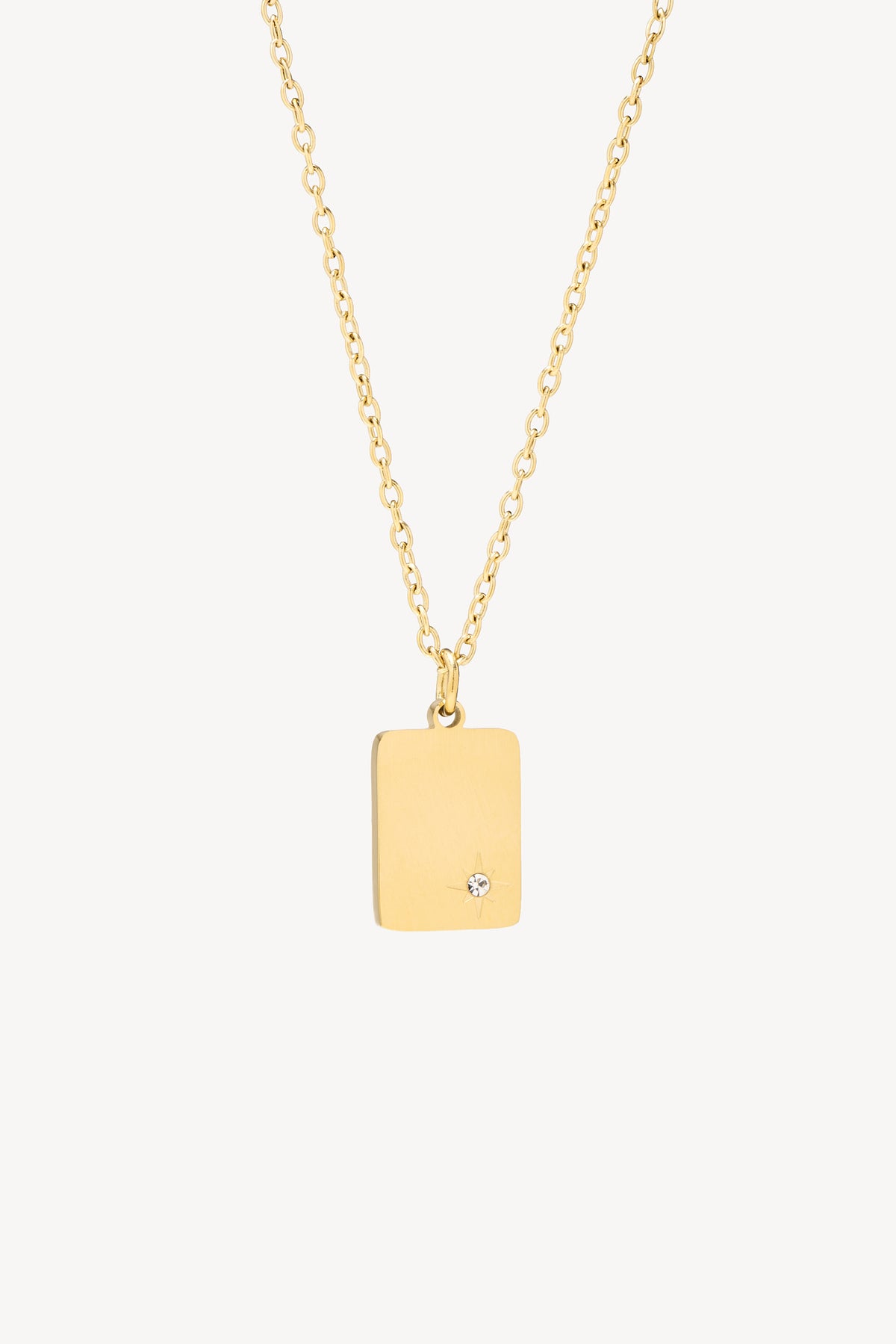 Collar Chapa Circonita
