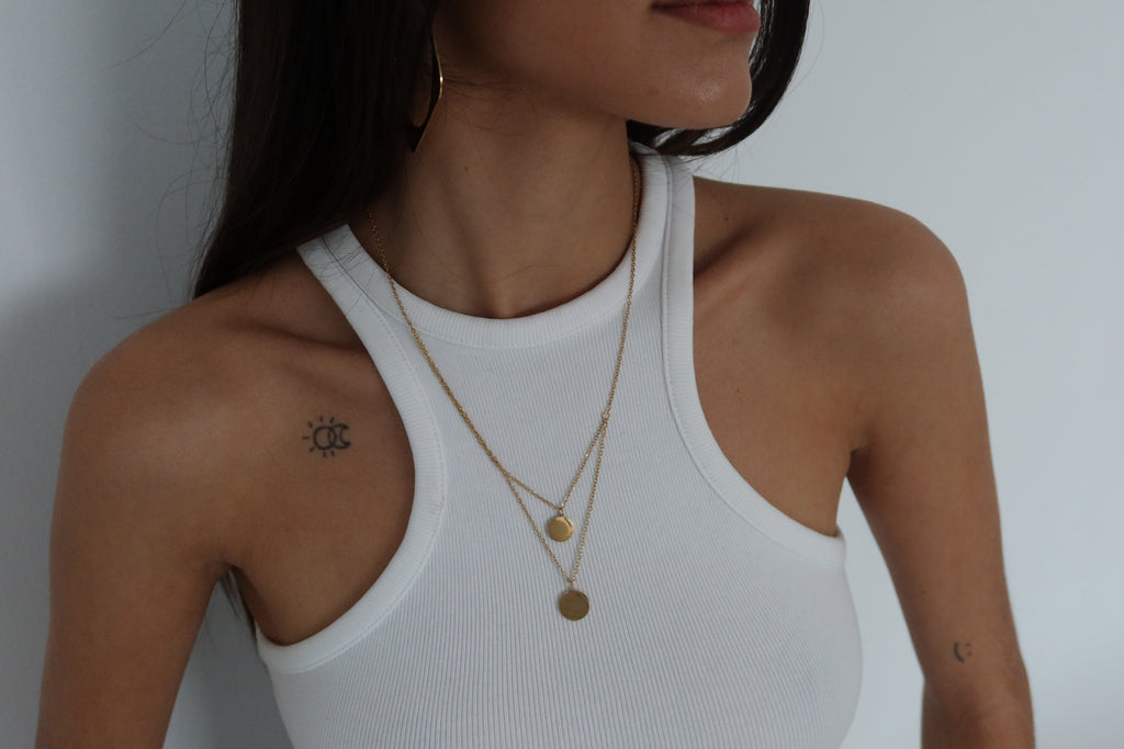 Collar Doble Medalla Personalizable
