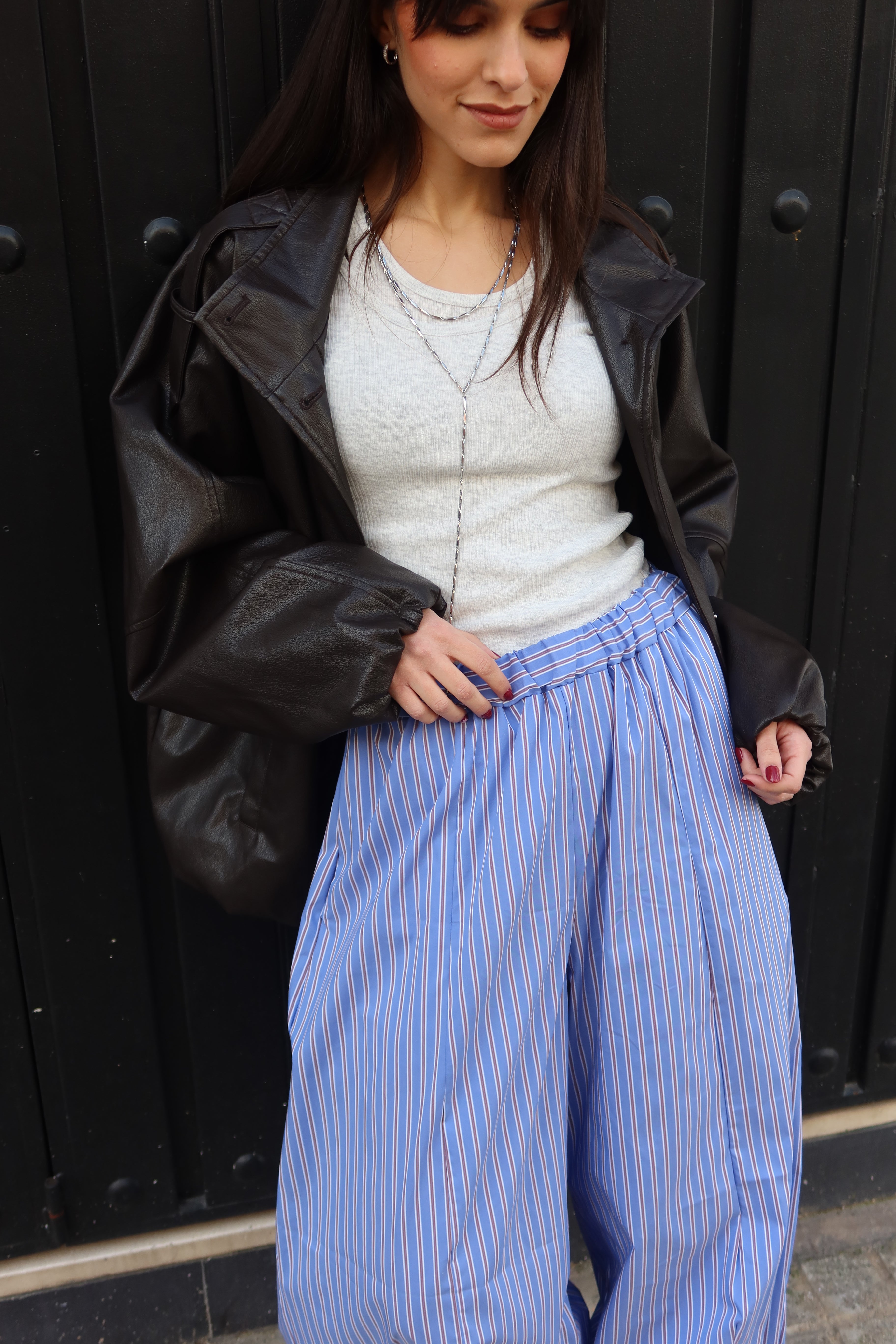 Pantalones Ballon Azul