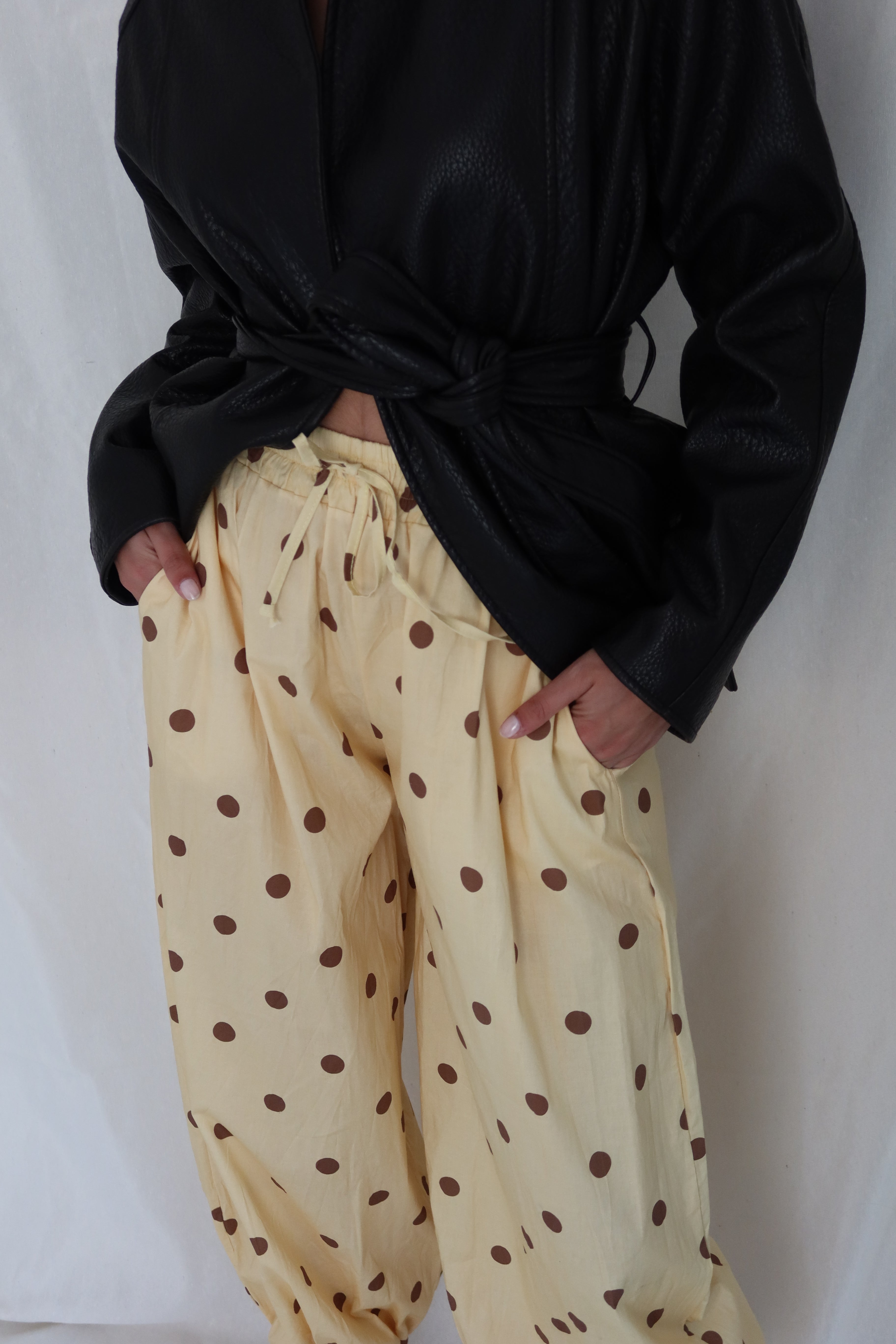 Pantalón bombacho Amarillo