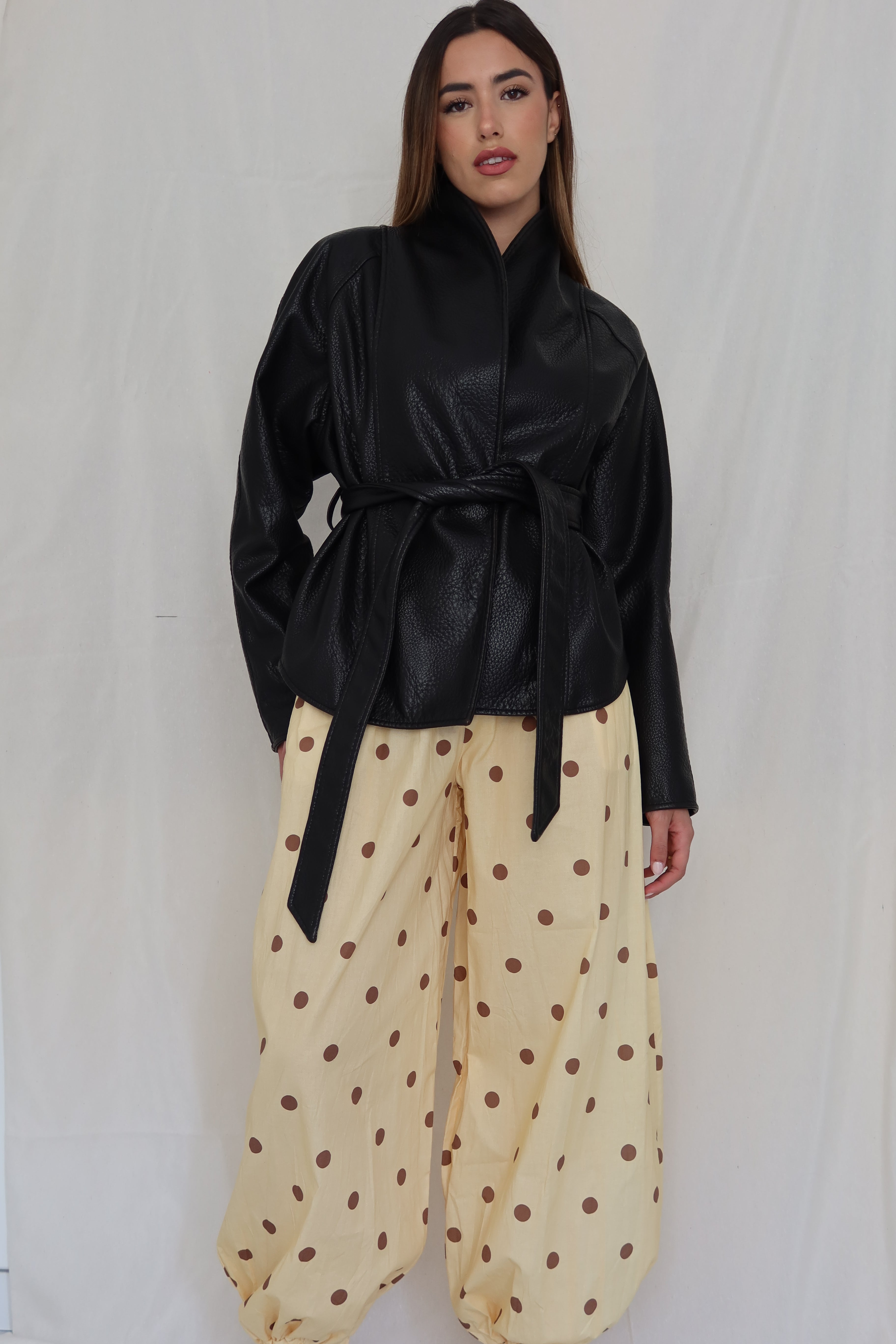 Pantalón bombacho Amarillo